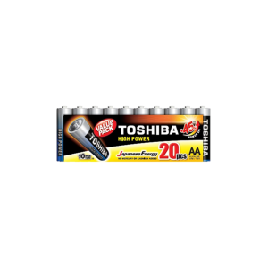 TOSHIBA αλκαλικές μπαταρίες LR06 AA (20 Τεμάχια)