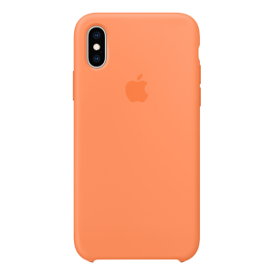 Θήκη σιλικόνης APPLE iPhone Xs Ανοιχτό Πορτοκαλί