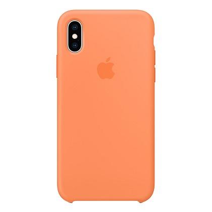 thiki silikonis apple iphone xs anoixto portokali