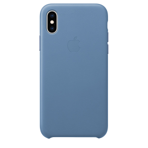 Δερμάτινη θήκη APPLE iPhone Xs Ανοιχτό Μπλε