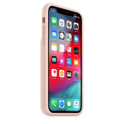 thiki Smart Battery APPLE iPhone Xs Max anoixto roz