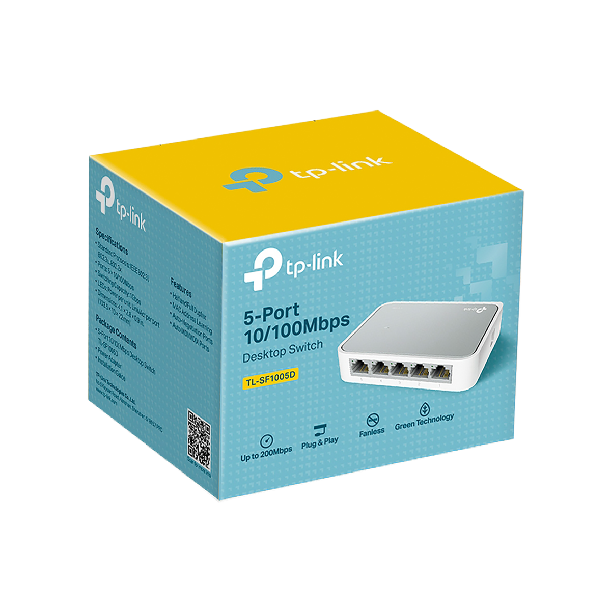 TP-LINK Switch TL-SF1005D 10/ 100Mbps 5-Port - 4