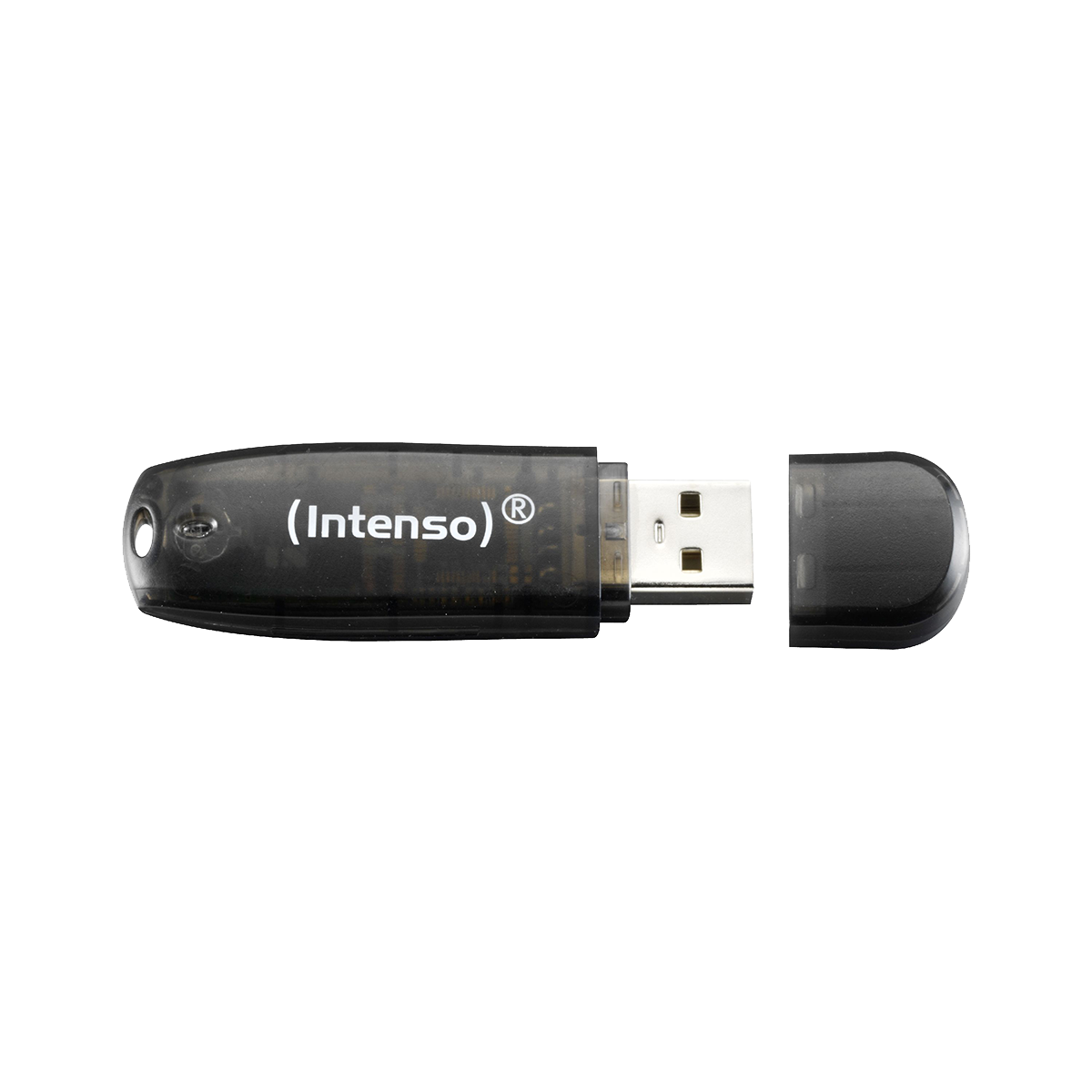 INTENSO μνήμη USB 2.0 Rainbow Line 16GB Μαύρη