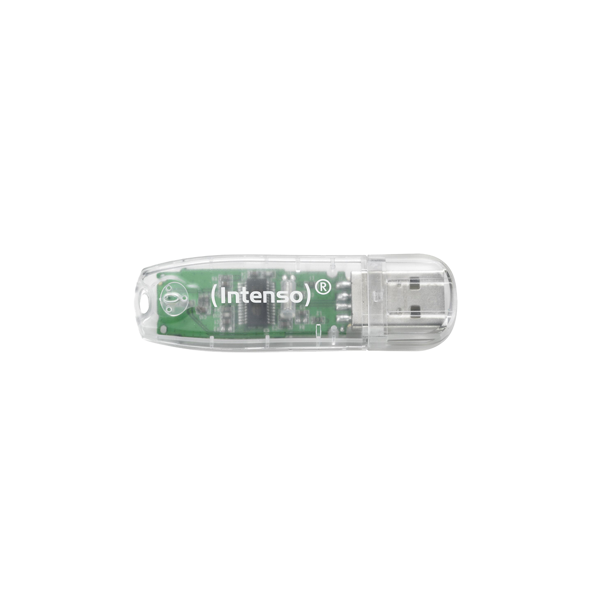 INTENSO μνήμη USB 2.0 Rainbow Line 32GB Διάφανη - 2
