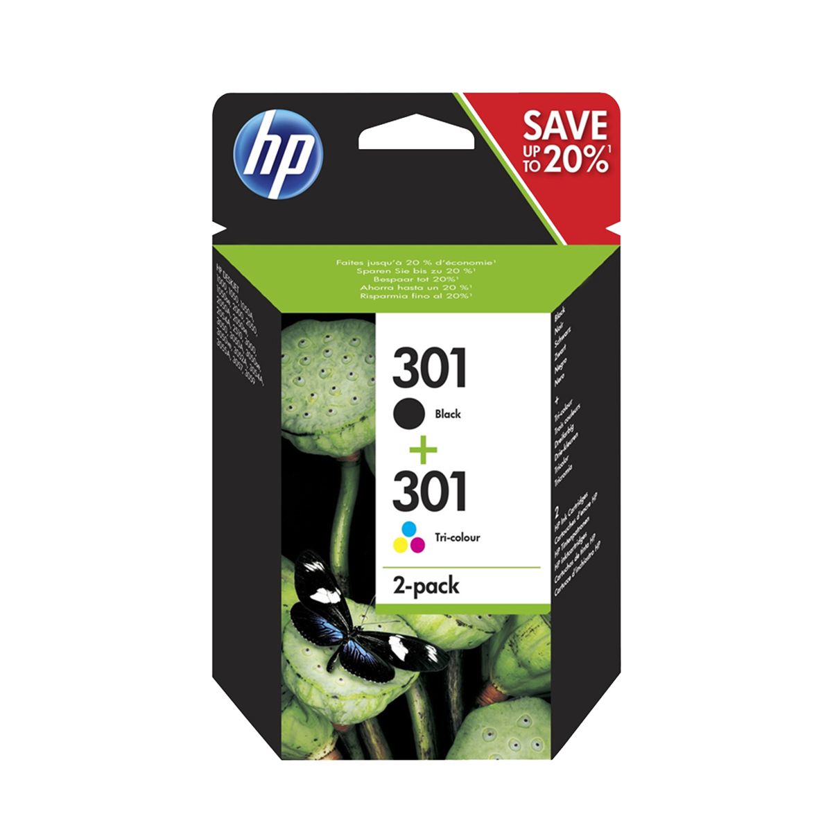 HP μελάνι 301 Combo Pack
