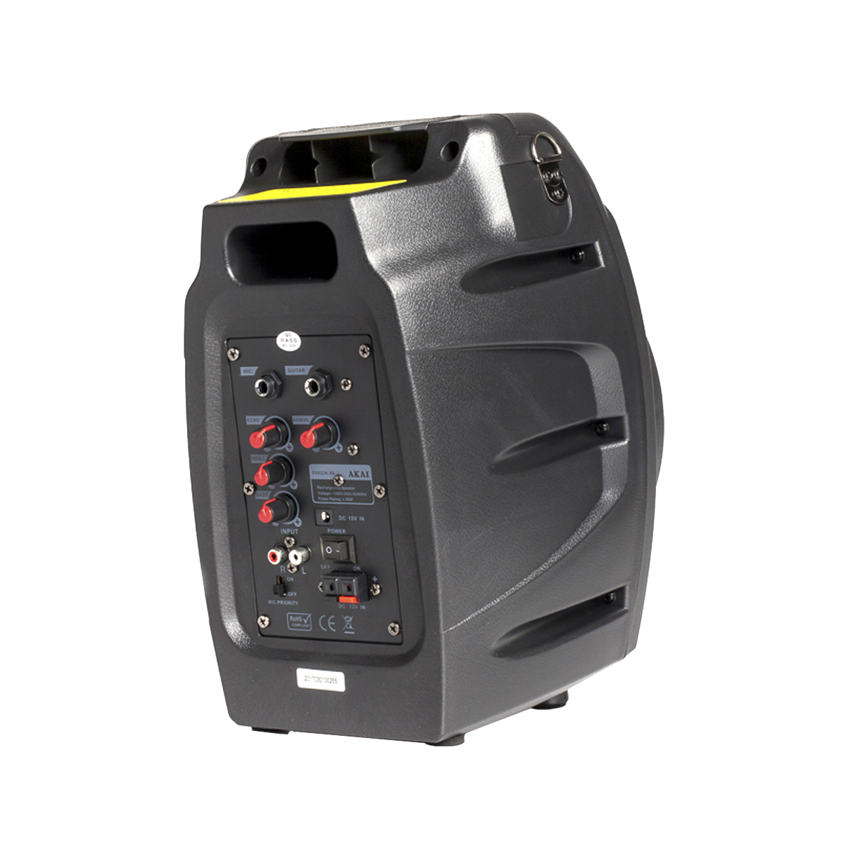 Bluetooth ηχείο με ασύρματο μικρόφωνο AKAI SS022A-X6 Μαύρο - 4