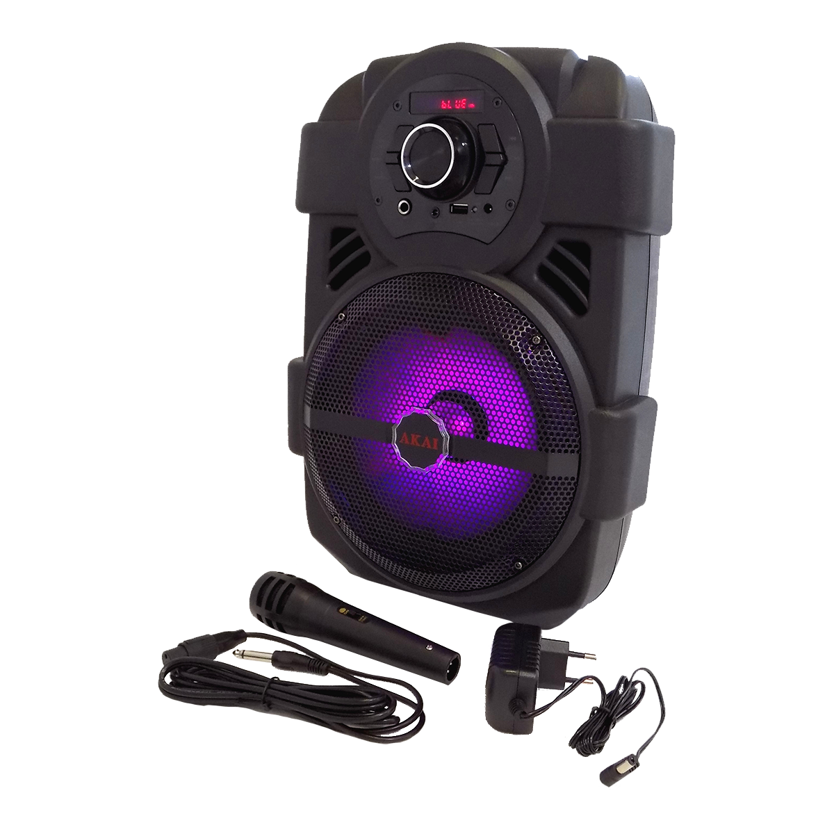 Bluetooth ηχείο με μικρόφωνο AKAI ABTS-808L Μαύρο - 2