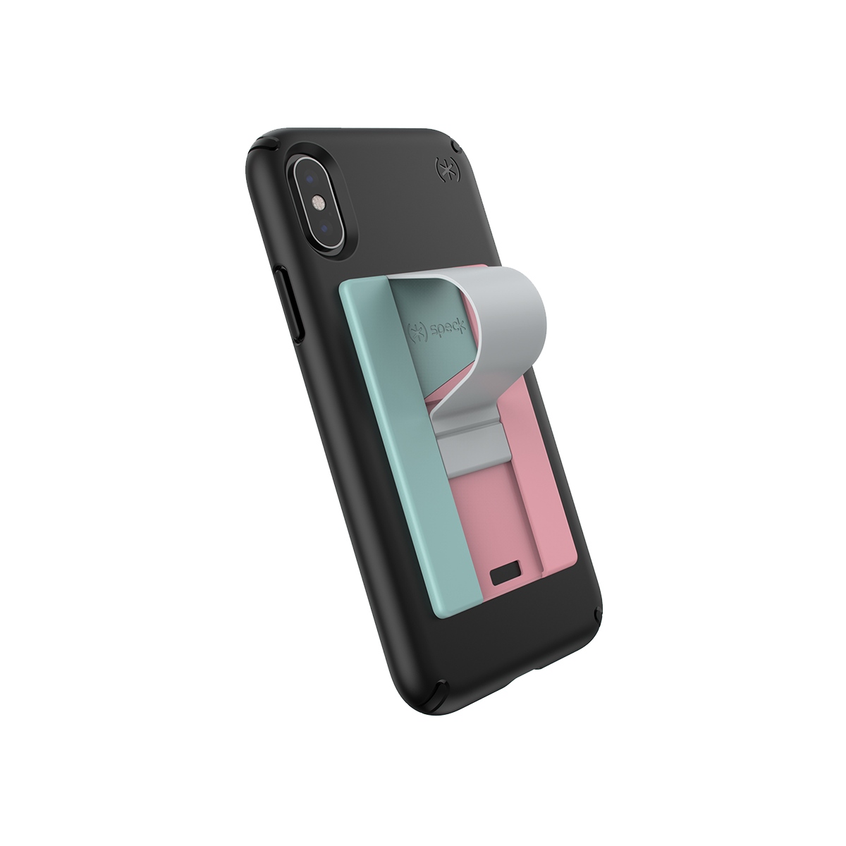 Βάση στήριξης και λαβή SPECK GrapTab για Smartphones Ανοιχτό Μπλε/ Ροζ