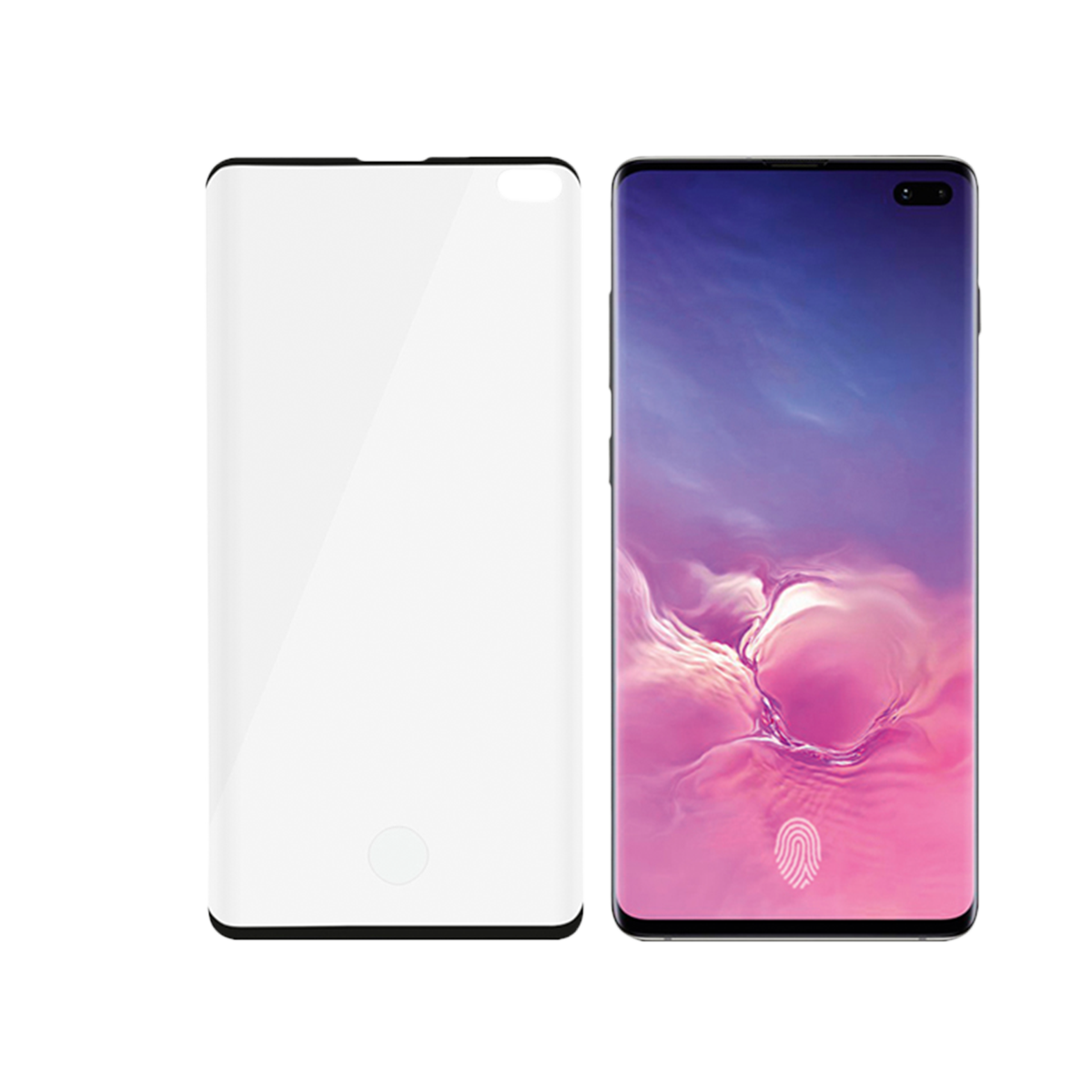 Γυαλί προστασίας οθόνης με πλαίσιο PANZERGLASS Case Friendly για το SAMSUNG Galaxy S10+