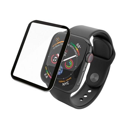 gyali prostasias othonis me plaisio PANZERGLASS Curved Edges gia to APPLE Watch Series 4 40mm