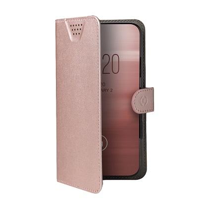 thiki Universal Wally One CELLY gia Smartphones apo 4.5'' ews 5.0'' roz