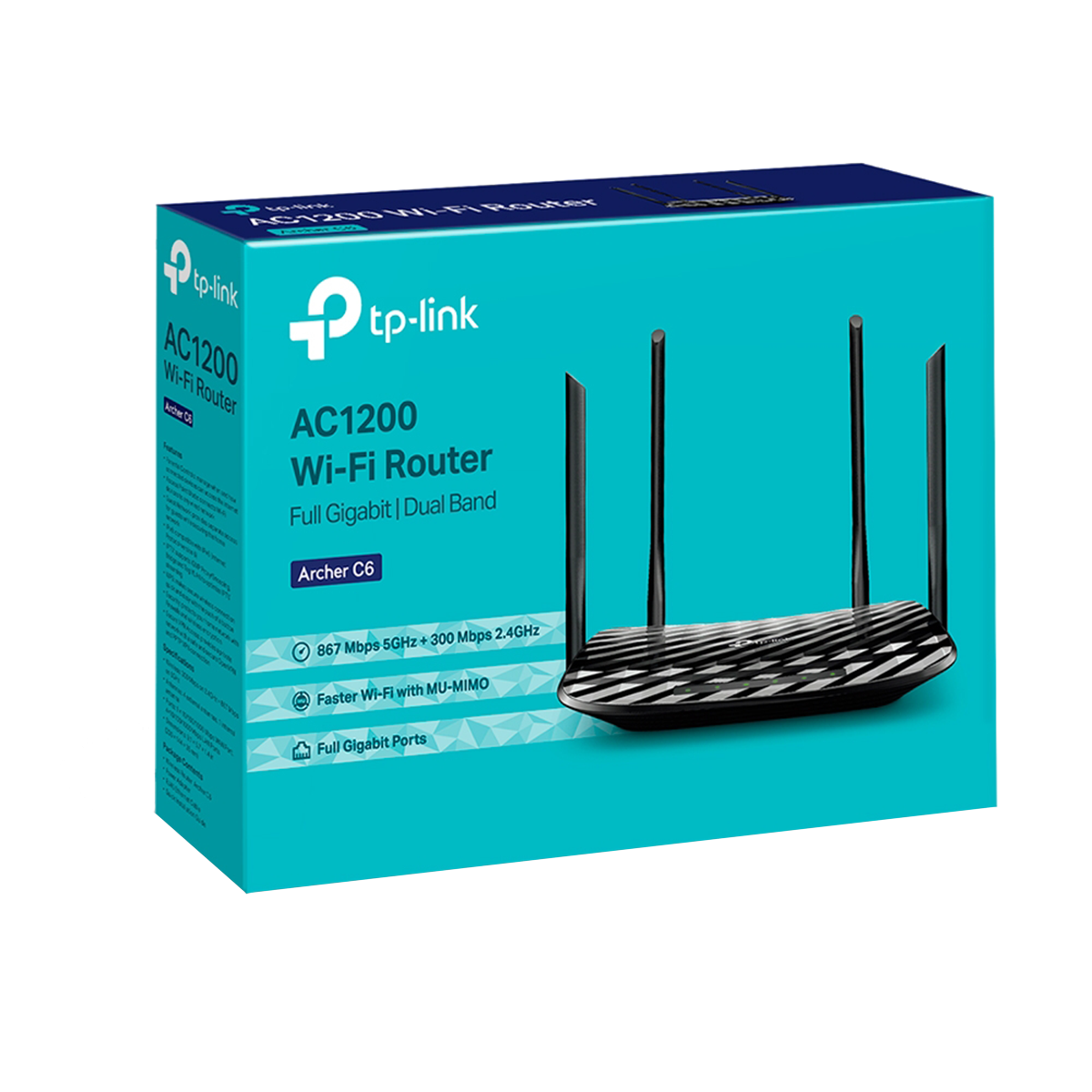 TP-LINK router Archer C6 AC1200 - 4