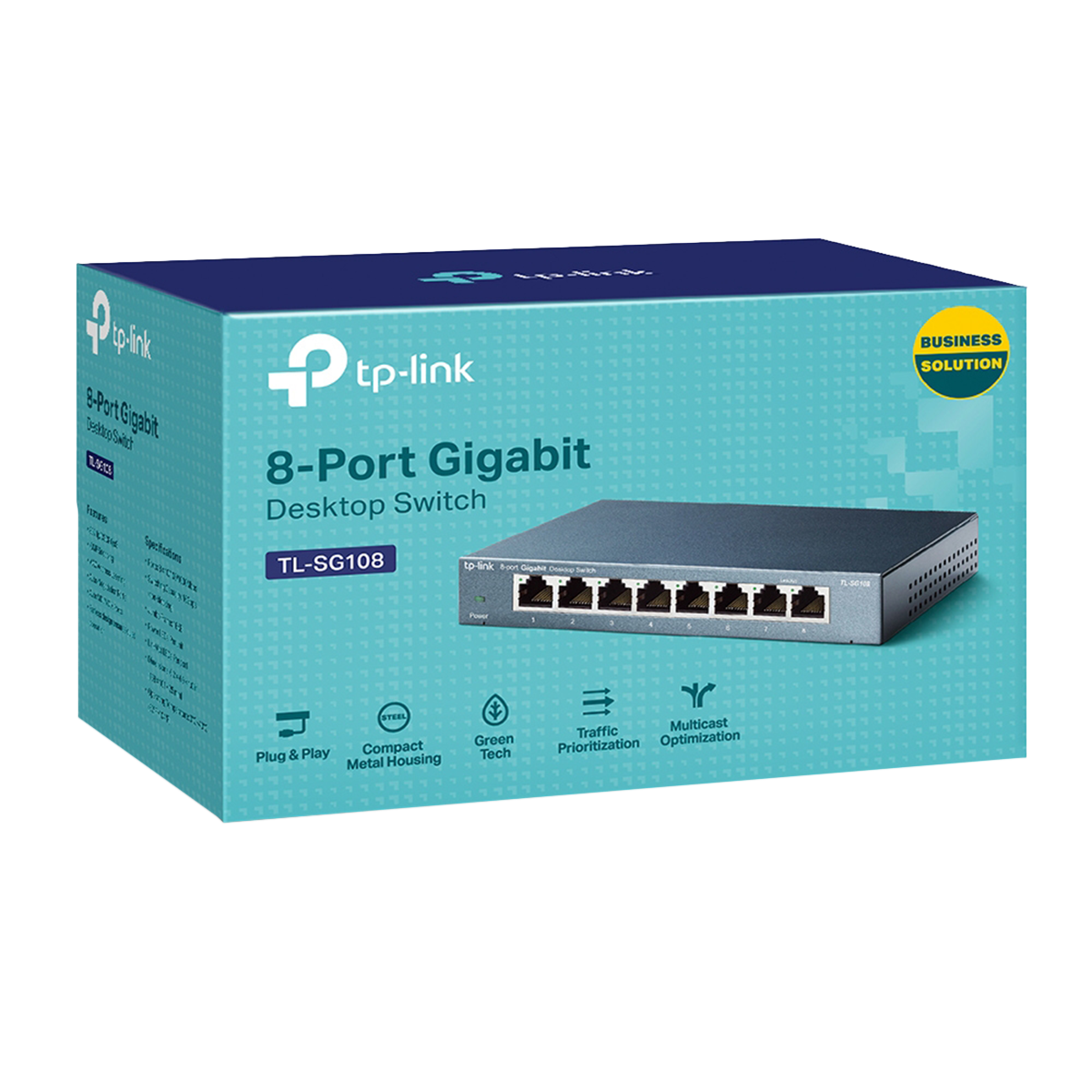 TP-LINK Switch TL-SG108 8-Port Gigabit - 3