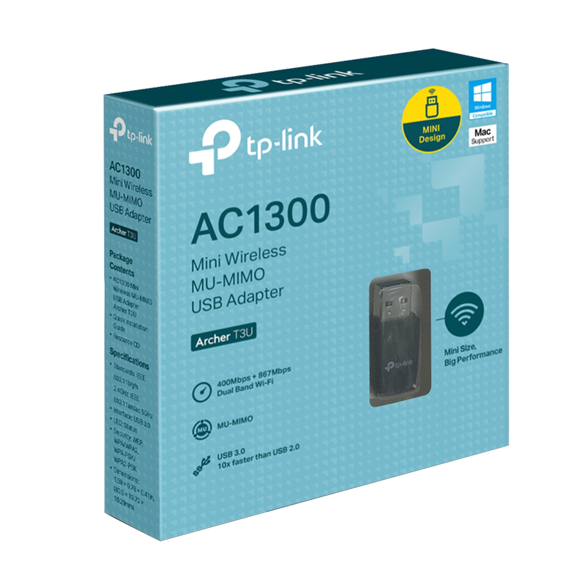 TP-LINK Wi-Fi αντάπτορας USB Archer T3U AC1300 - 2