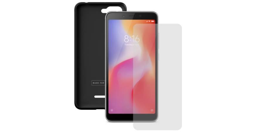 thiki Made For Mi + gyali prostasias othonis MODELABS gia ta ΧΙΑΟΜΙ Redmi 6/ 6Α