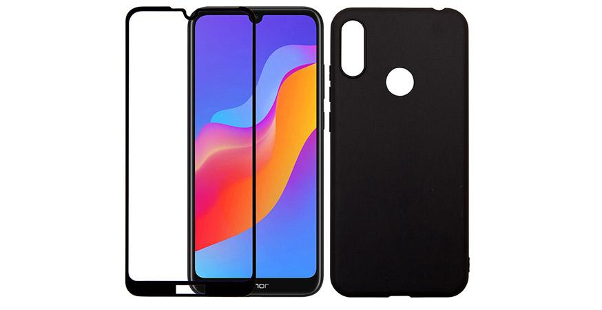 thiki Matte mayri + gyali prostasias othonis me plaisio COSY gia to HONOR 8A