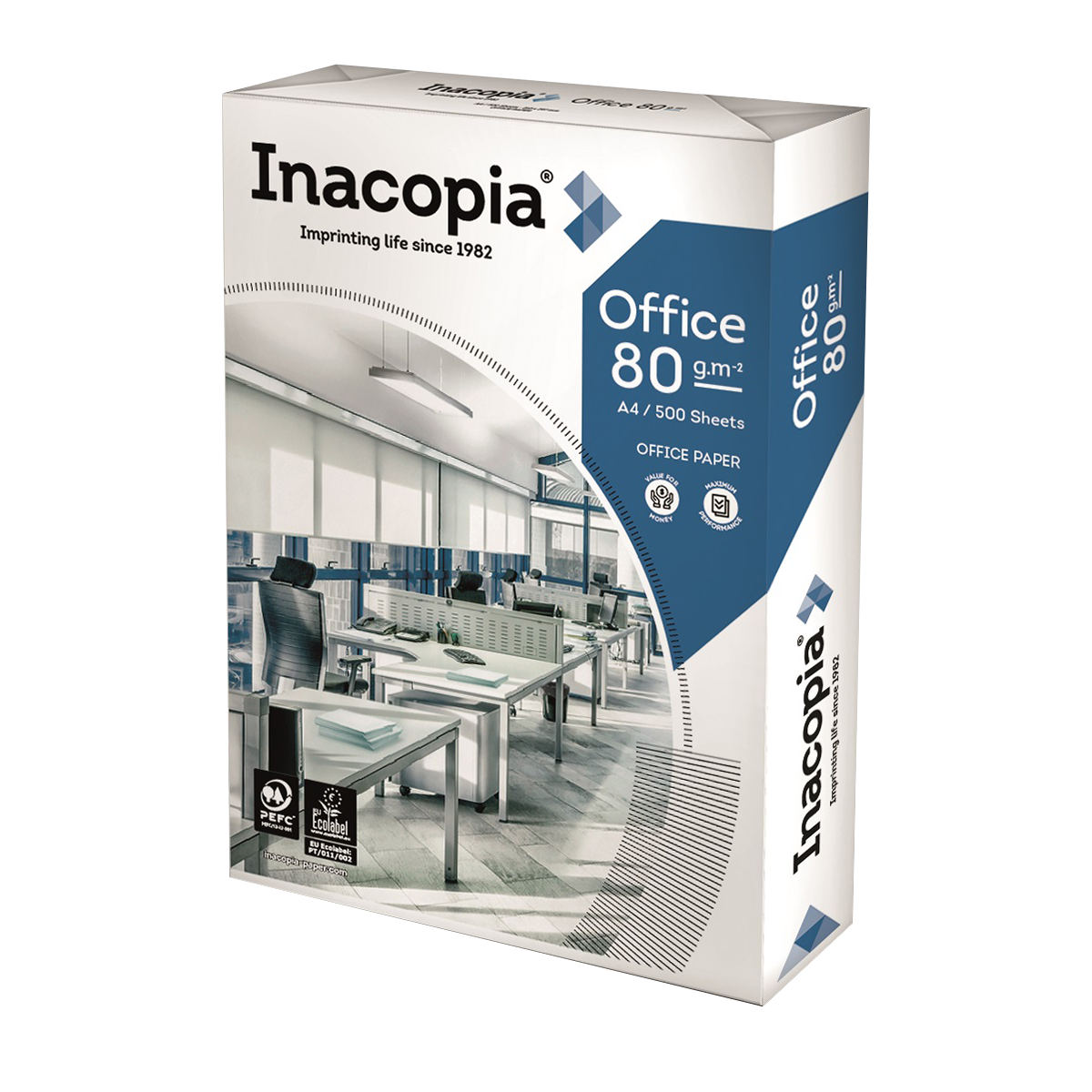 INACOPIA χαρτί φωτοτυπικού Α4 500 φύλλα 80gr