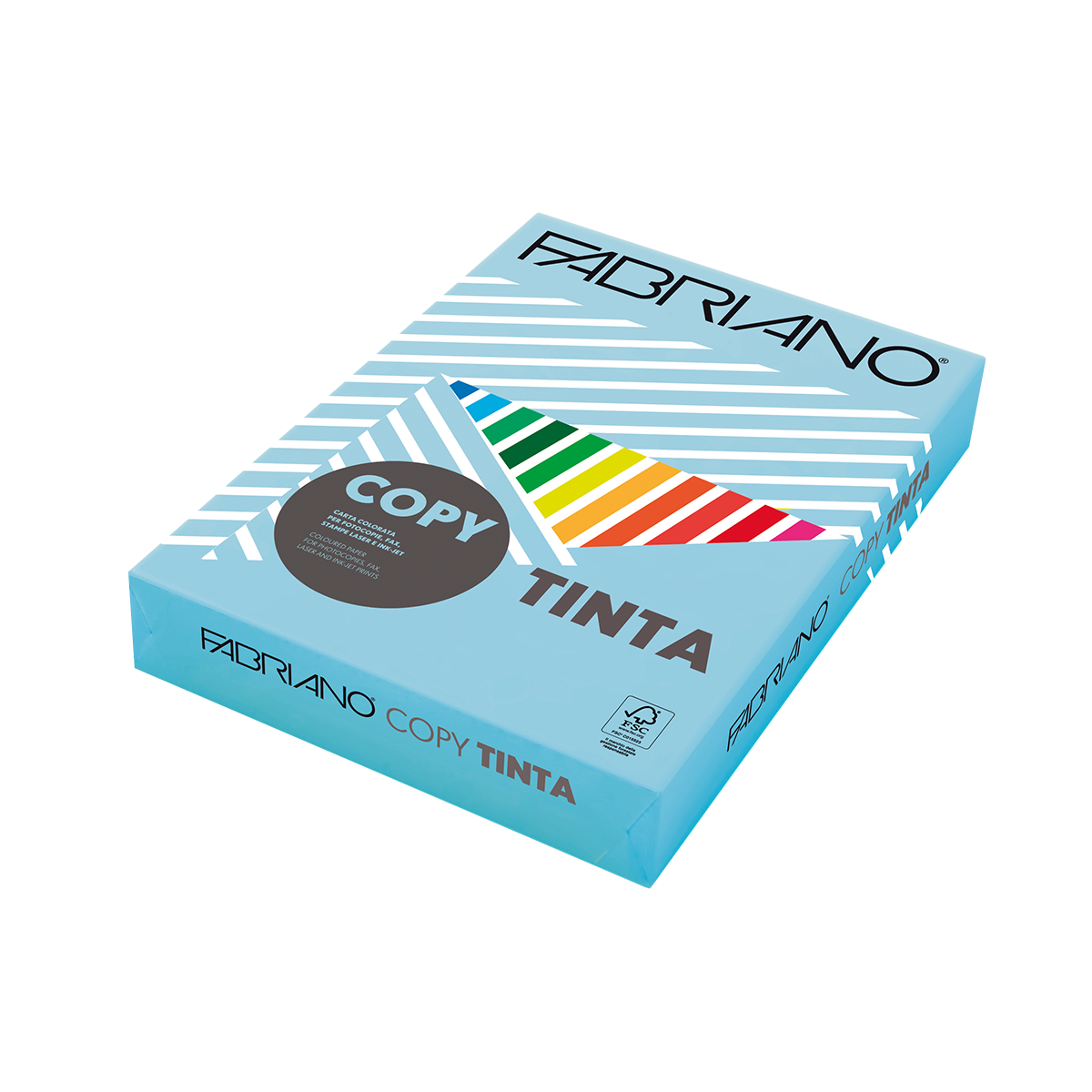 FABRIANO copy tinta έγχρωμο χαρτί φωτοτυπικού Α4 500 φύλλα 80gr Μπλε