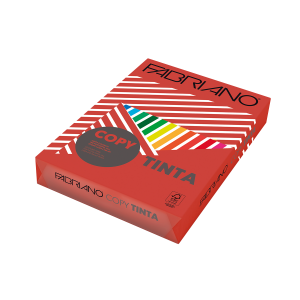 FABRIANO copy tinta έγχρωμο χαρτί φωτοτυπικού Α4 500 φύλλα 80gr Κόκκινο