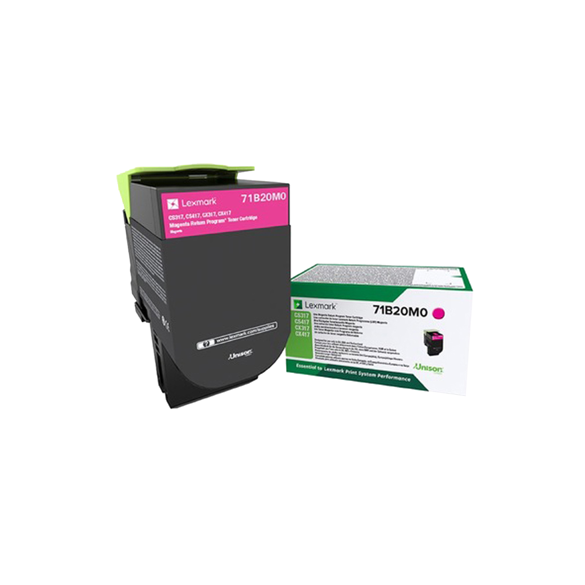 LEXMARK Toner 71B20M0 Magenta