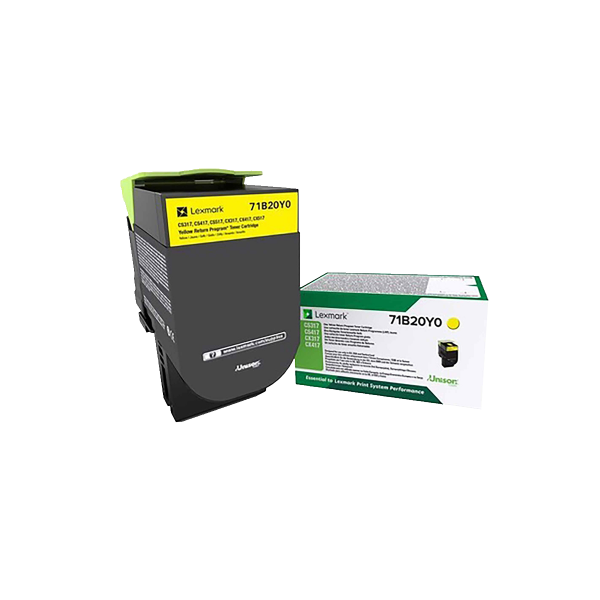 LEXMARK Toner 71B20Y0 Κίτρινο