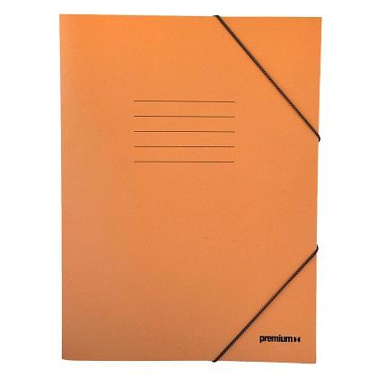 PREMIUM 25x35 cm (10 Pcs) Rubber Folder Orange