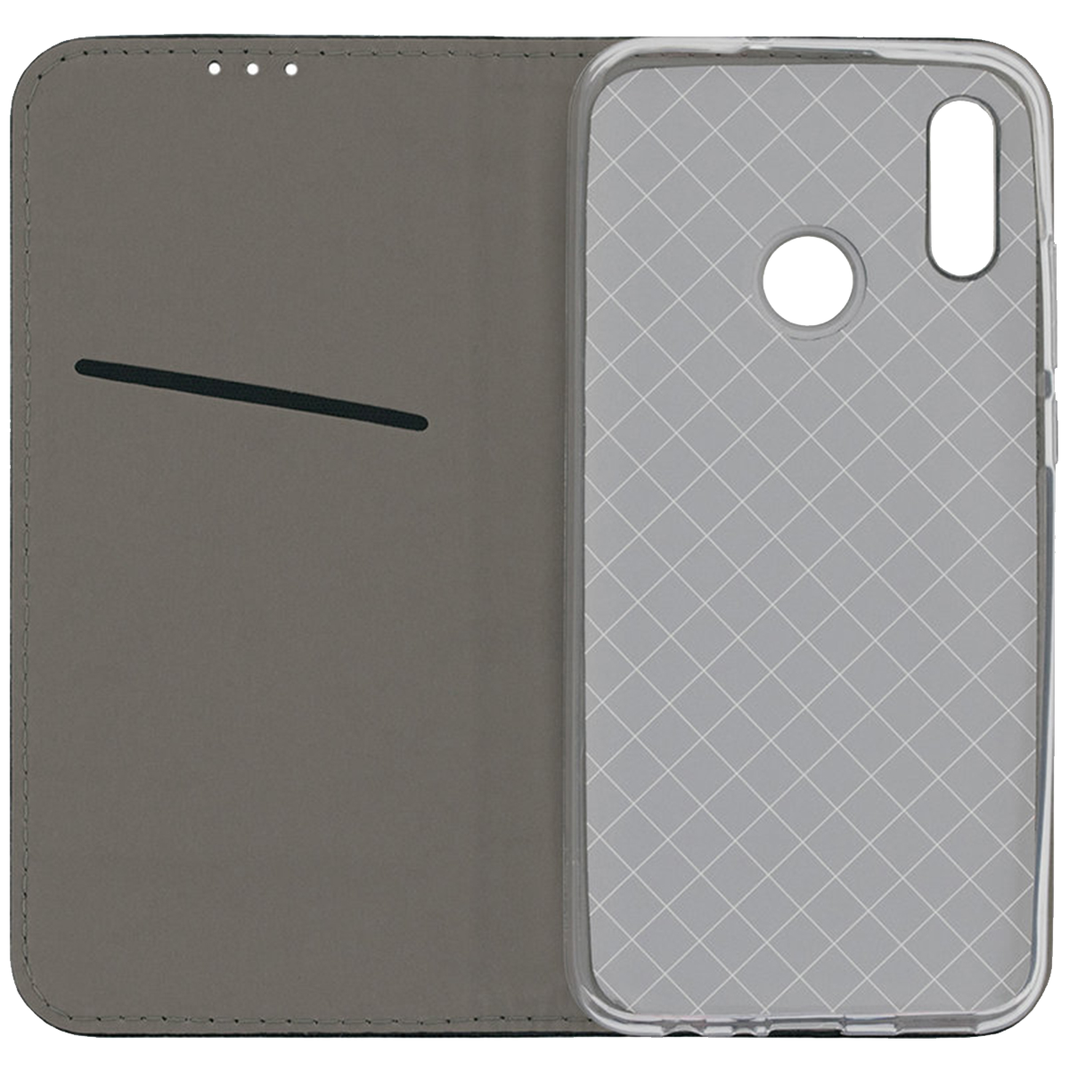 Θήκη Magnet Book SENSO για τα HUAWEI P Smart 2019/ HONOR 10 Lite Μαύρη - 2