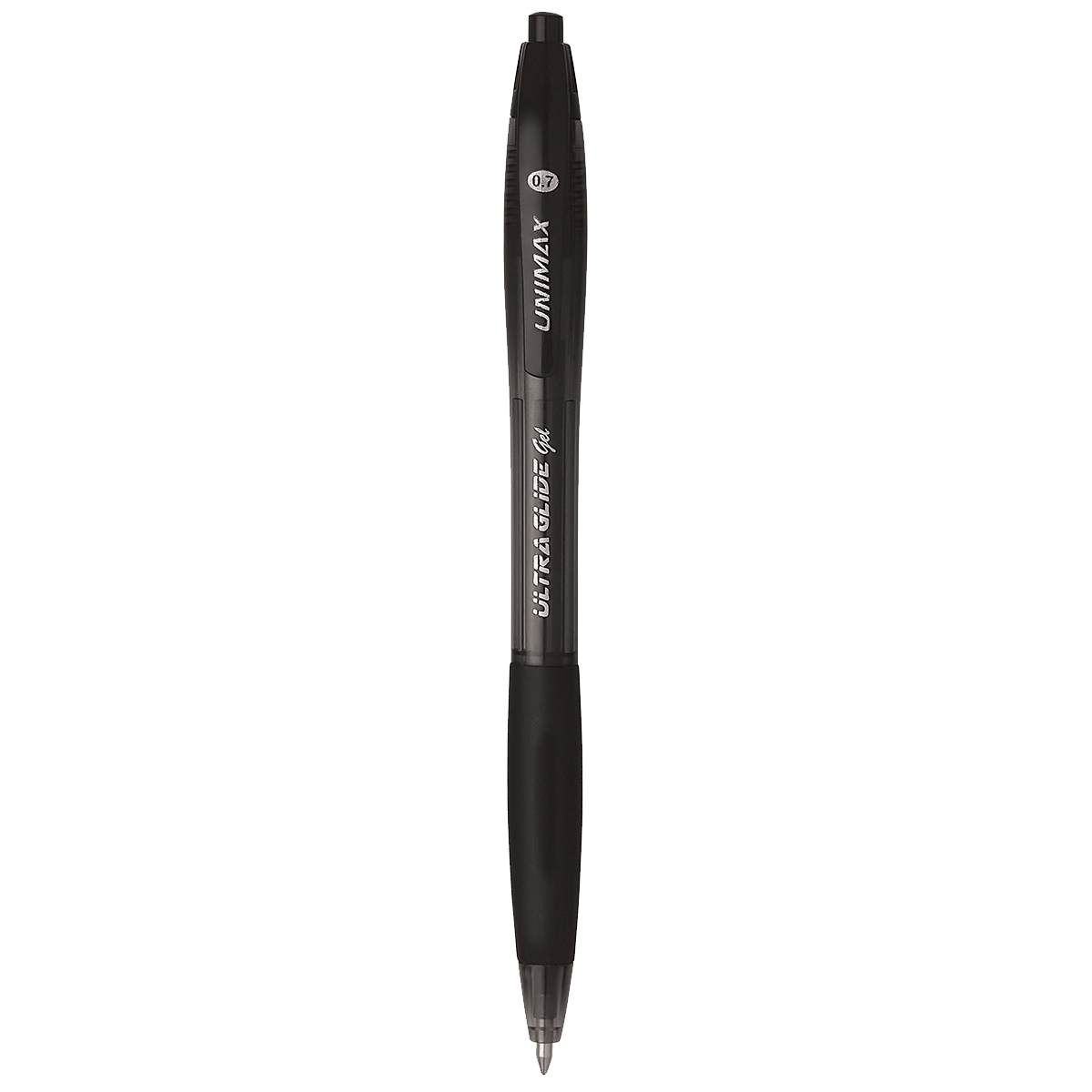 Στυλό Ultra Glide Gel UNIMAX 0.7mm (12 τεμάχια) Μαύρο