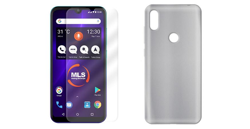 MLS Notch Sense case and glass