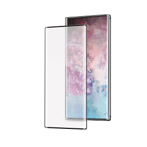 Γυαλί προστασίας οθόνης 3D με πλαίσιο CELLY για το SAMSUNG Galaxy Note10+