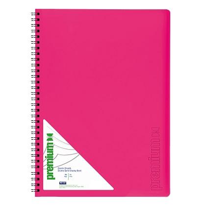 PREMIUM double spiral book A4 20 pockets