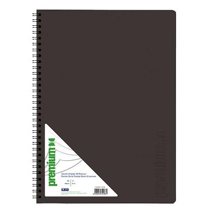 double spiral book A4 PREMIUM 40 pockets