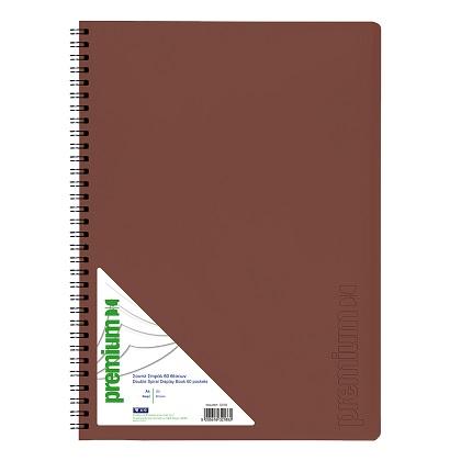 double spiral book A4 PREMIUM 60 pockets