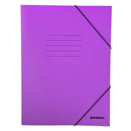 PREMIUM 25x35 cm (10 Pcs) Rubber Folder purple