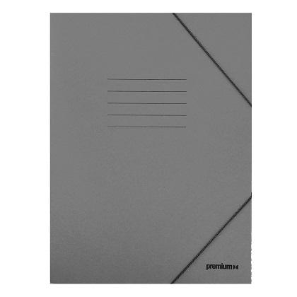 PREMIUM 25x35 cm (10 Pcs) Rubber Folder gray