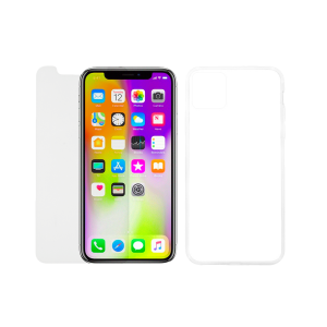 Διάφανη θήκη + γυαλί προστασίας οθόνης COSY για το iPhone 11 Pro Max