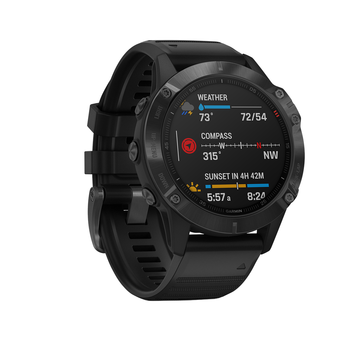 GARMIN Smartwatch fenix 6 Pro Μαύρο - 2