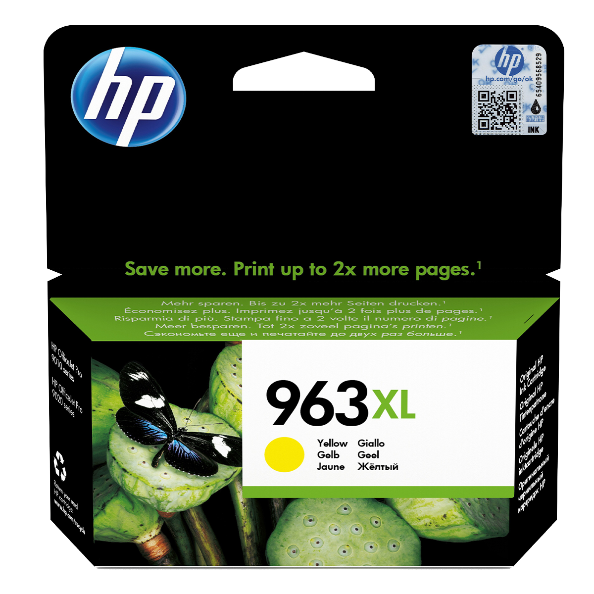 HP δοχείο μελάνης 963XL Κίτρινο Instant Ink - 2