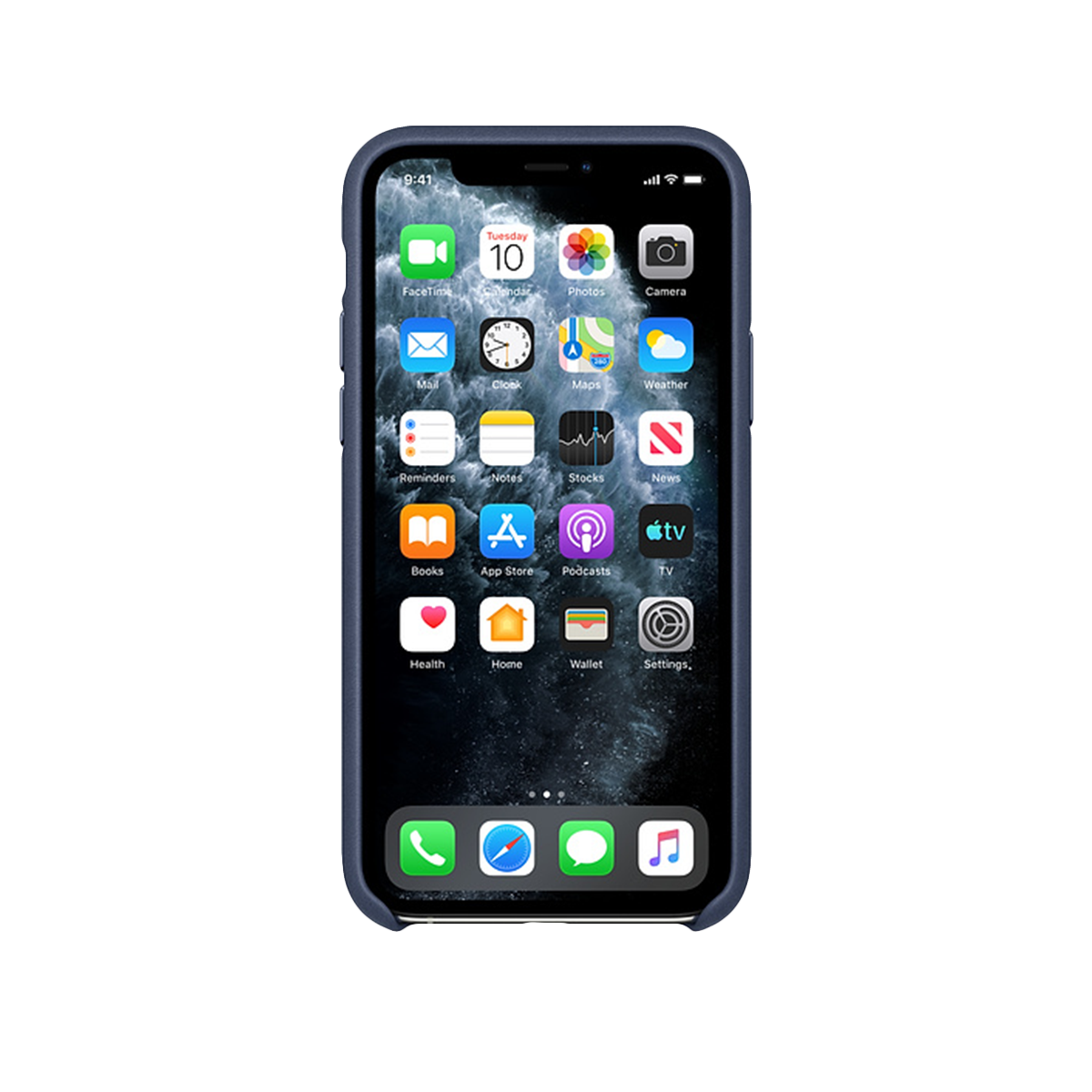 Δερμάτινη θήκη APPLE iPhone 11 Pro Μπλε - 3