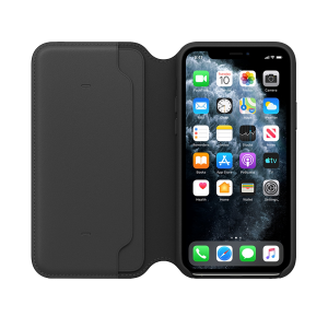 Δερμάτινη θήκη Folio APPLE iPhone 11 Pro Μαύρη