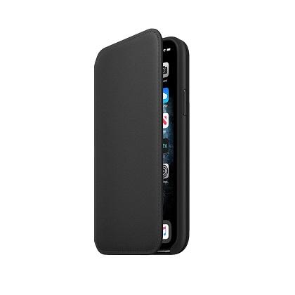 leather case folio APPLE iPhone 11 Pro black