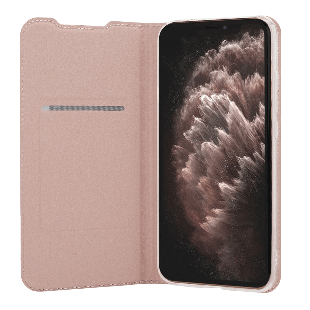 Θήκη Book COSY για το iPhone 11 Pro Ροζ Χρυσαφί