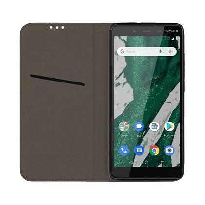 case Magnet Book SENSO for  NOKIA 1 Plus black