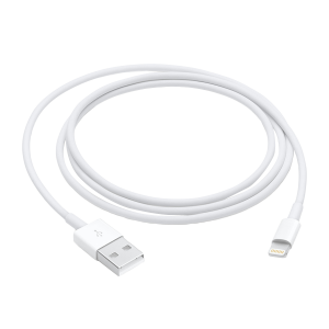 Καλώδιο APPLE Lightning σε USB 1 μέτρο Λευκό