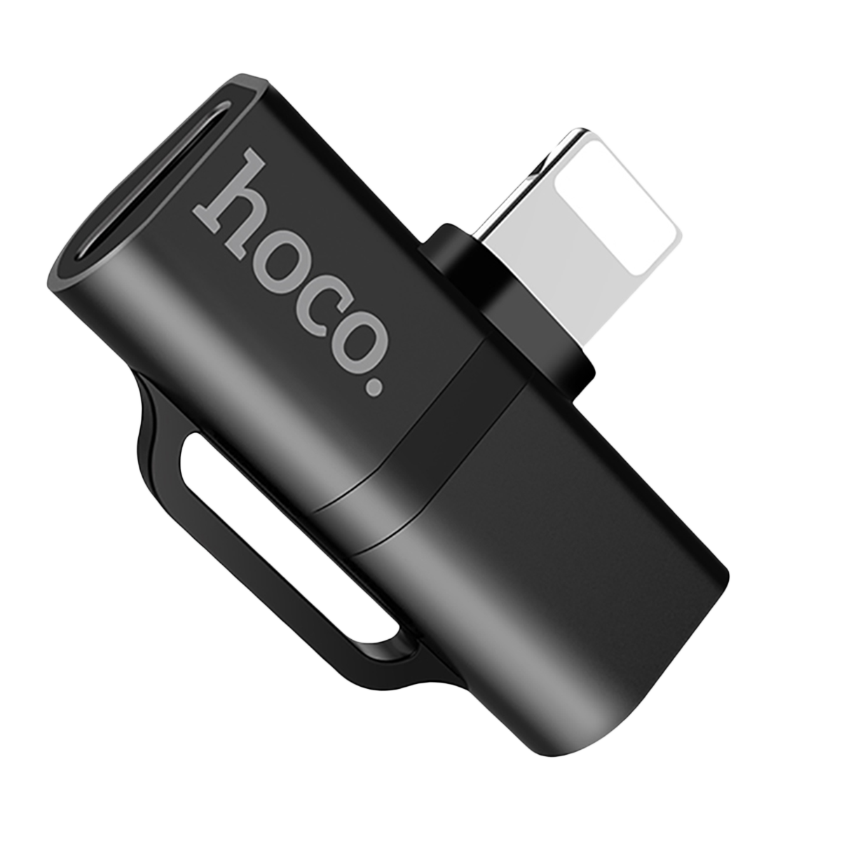 Αντάπτορας HOCO LS20 Dual Lightning Μαύρο