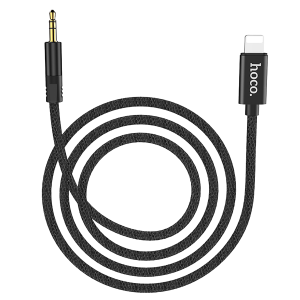 Καλώδιο HOCO UPA13 Lightning σε 3.5mm 1 μέτρο Μαύρο