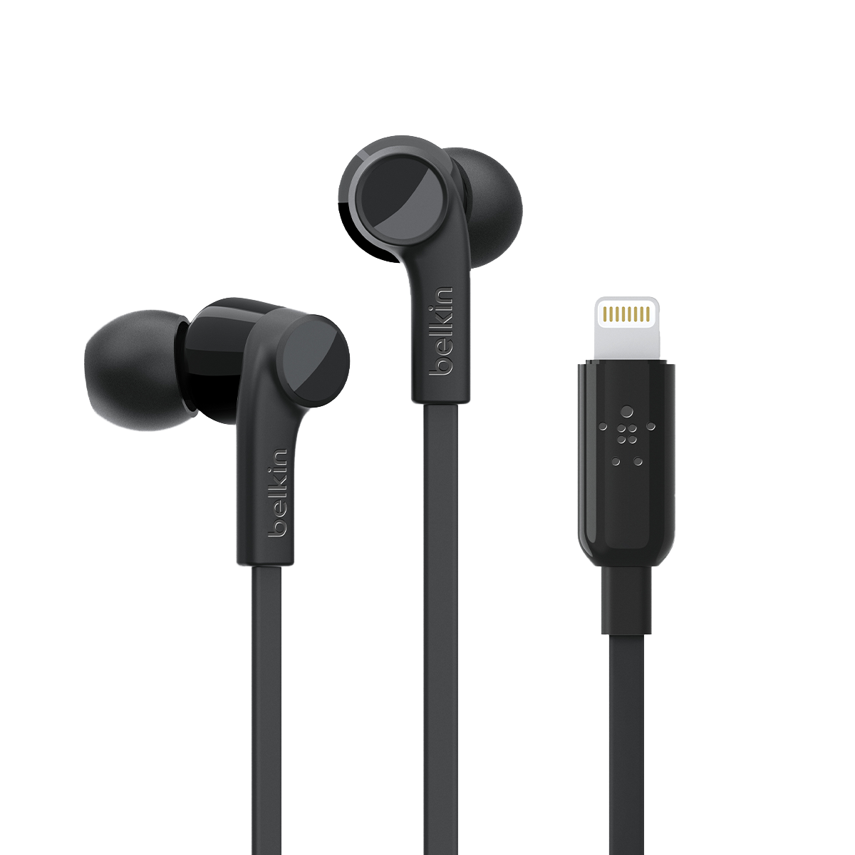 Ενσύρματα ακουστικά BELKIN Rockstar με Lightning Μαύρα