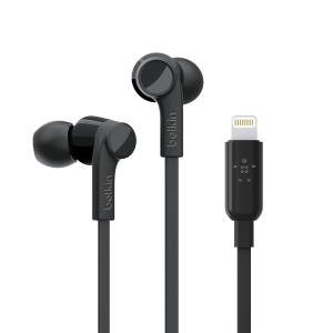 Ενσύρματα ακουστικά BELKIN Rockstar με Lightning Μαύρα