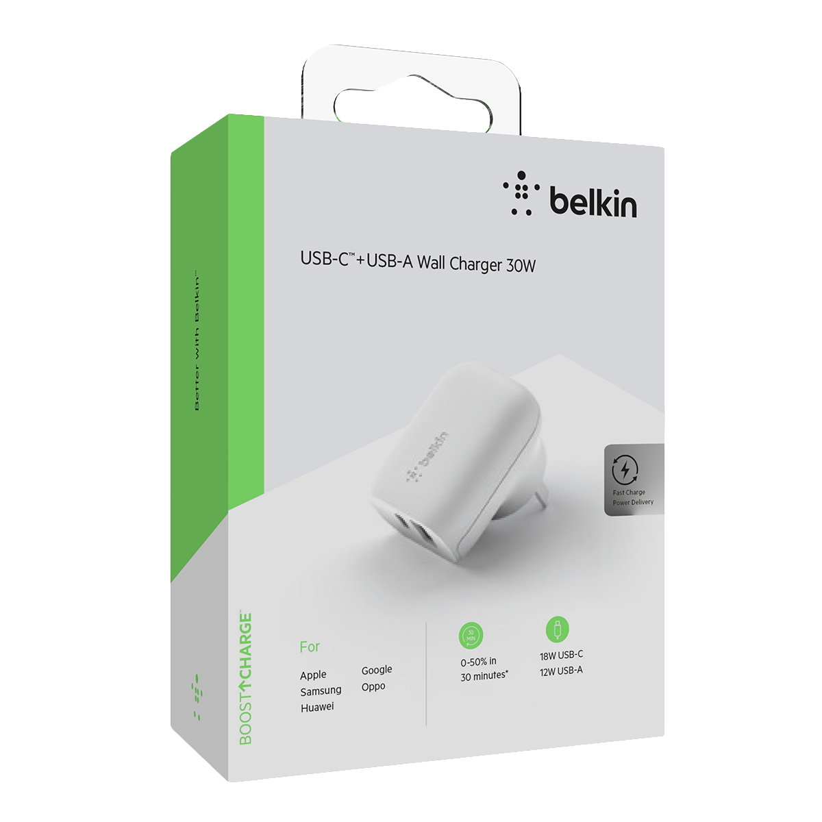 Φορτιστής ταξιδίου BELKIN Boost Charge USB-C 30W Dual - 4