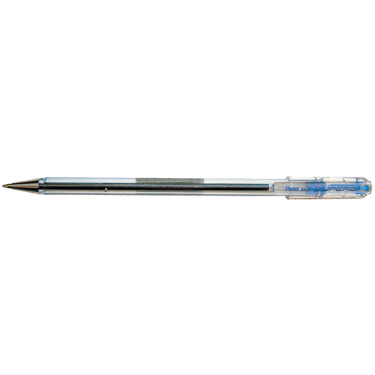 Στυλό διαρκείας PENTEL superb fine point MBK77 1mm (12 Tεμάχια) Μπλε